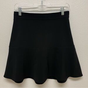 Express Black A Line Flare Mini Skirt Size 2 High Waisted